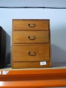 Three Miniature Drawers