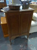 *Oak Cabinet on Cabriole Legs
