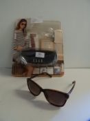 *Elle Ladies Clam Sunglasses with Case