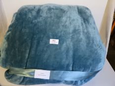 *Charisma Queen Size Blanket (Aqua)