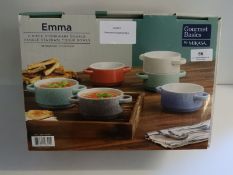 *Stoneware Soup Bowls 6pce