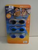 *Speedo Kids Goggles 3pc Set