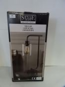 *Style Craft Industrial Style Touch Lamp with Edis