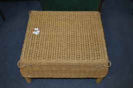 Large Wicker Stool/Coffee Table