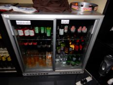 *Double Door Under Counter Bottle Fridge