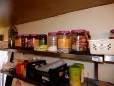 *Stainless Steel Wall Mounted Shelf Unit with Brackets 140x30cm