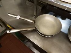 *Two Aluminium Frying Pans