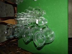 *Three Jugs and Assorted Tumblers