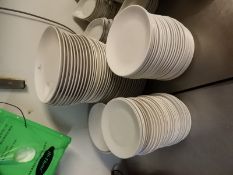 *Large Quantity of White Crockery