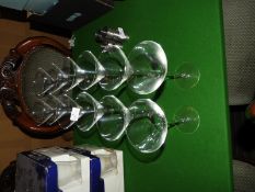 *Twelve Martini Glasses