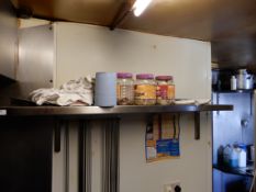 *Stainless Steel Wall Mounted Shelf Unit 140x30cm