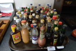 Tray Containing a Large Collection of Vintage Mini