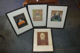 Four Framed Prints