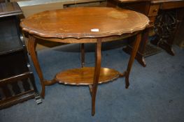 Scalloped Edge Occasional Table