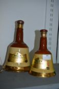 Two Bells Scotch Whiskey Decanters