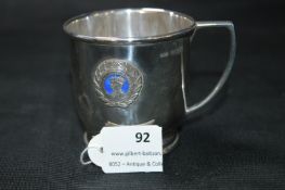 George VI Commemorative Silver Mug - Birmingham 1937, Approx 66g