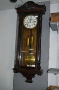 Mahogany Vienna Wall Clock