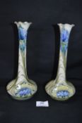 Pair of William Moorcroft Macintyre Specimen Vases