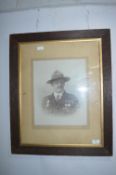 Framed Vintage Military Photograph