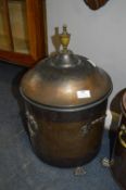 Copper Coal Bin