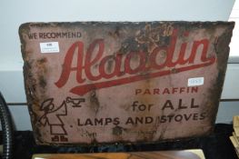 Aladdin Enameled Paraffin Sign