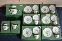Nine Boxed Items of Royal Worcester Tea Ware Inclu
