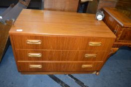 Three Drawer G-Plan Bedroom Chest