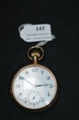 Rolled Gold Pocket Watch (Working)