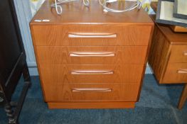 Four Drawer G-Plan Bedroom Chest