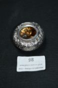 Small Silver Inkwell (No Lid) - Incomplete Hallmarks, approx 14g