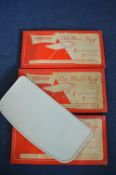 Three VIntage Boxed Car Door Trays