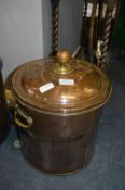 Copper Coal Bucket