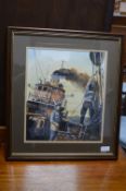Adrian Thompson Watercolour of a Trawler