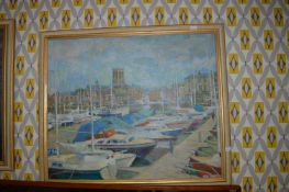 Oil on Board - Hull Marina