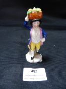 Small Porcelain Figure - Street Vendor