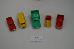 Five Dinky OO Miner Van VW Vehicles etc.