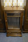 Ercol Glazed Hi Fi Cabinet