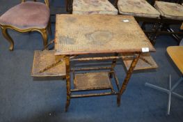 Bamboo Fold Out Occasional Table