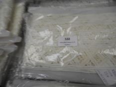 Three Packs of Cream Lace Braiding