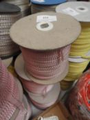 Three Rolls of Pink & Gold Decorative Ribbon