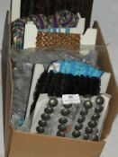 Assorted Cards of Assorted Fabric & Lace Ribbons a