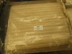 Three Packs of Knitted Beige Braiding