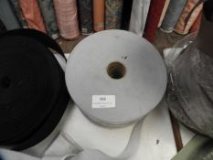 Three Rolls of Satin Ribbon
