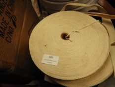 Three Rolls of Canvas Webbing