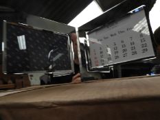 Box Containing 24 Polished Chrome Photo Frames wit