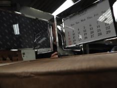 Box Containing 24 Polished Chrome Photo Frames wit