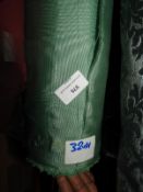 32m Roll of Green Fabric