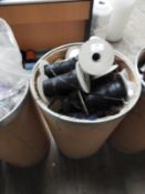 Cardboard Drum Containing Various Sequins, Threads