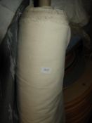 Roll of Off White Fabric