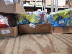 Ten Multicoloured Inflatable Backpacks